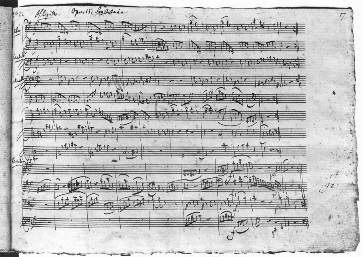 Trio in G major for violin, harpsichord and violoncello (K 496) by Wolfgang Amadeus Mozart