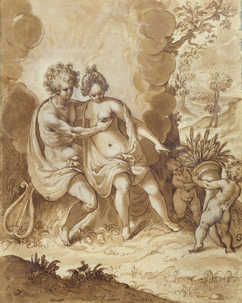 Apollo and Ceres, 1605 by Wolfgang Kilian
