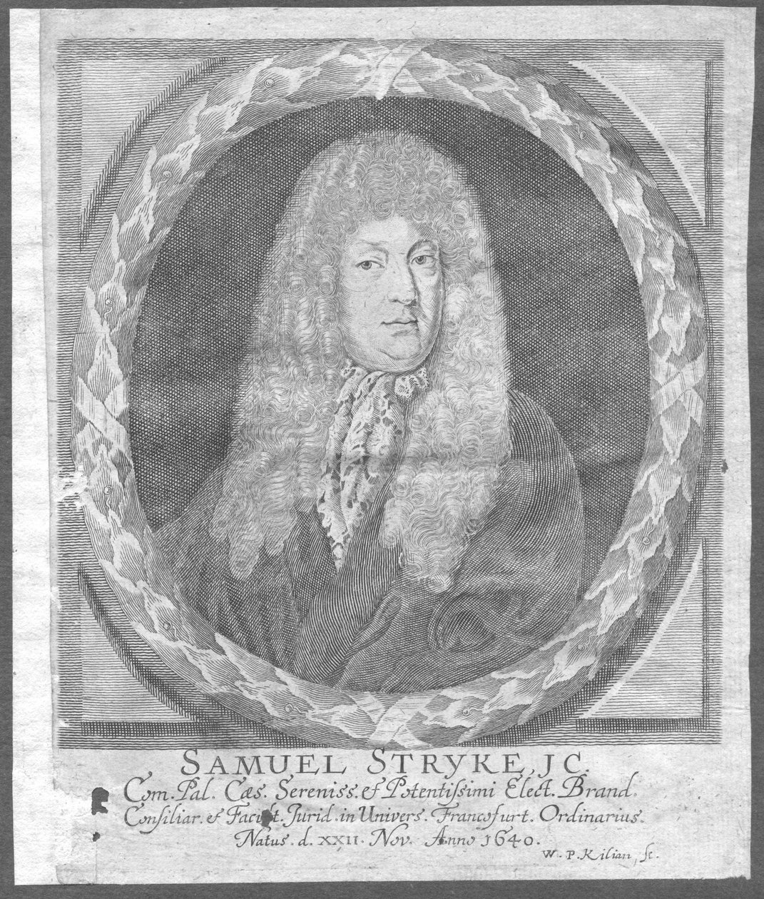 Samuel Stryk by Wolfgang Philipp Kilian