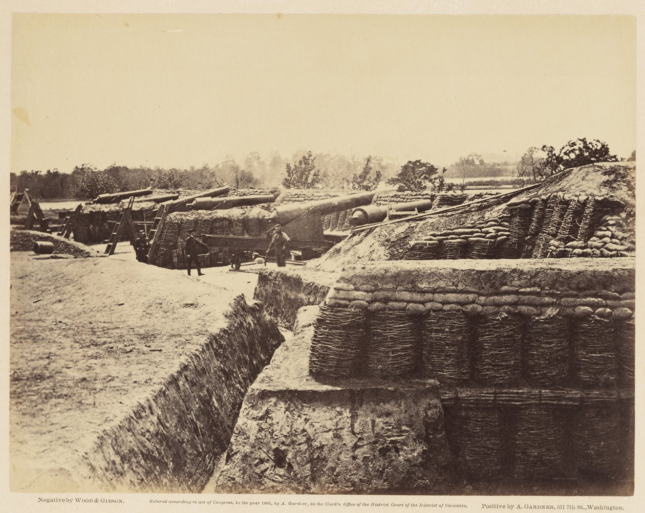 Battery No. 1, near Yorktown, May, 1862 by Wood and Gibson Wood and Gibson