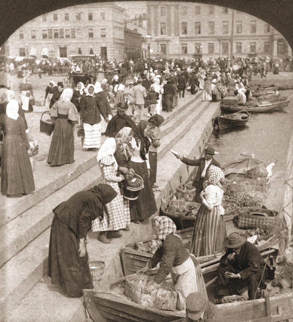 Market Boats, Helsingfors, Finland by Works and Sun Sculpture Studios