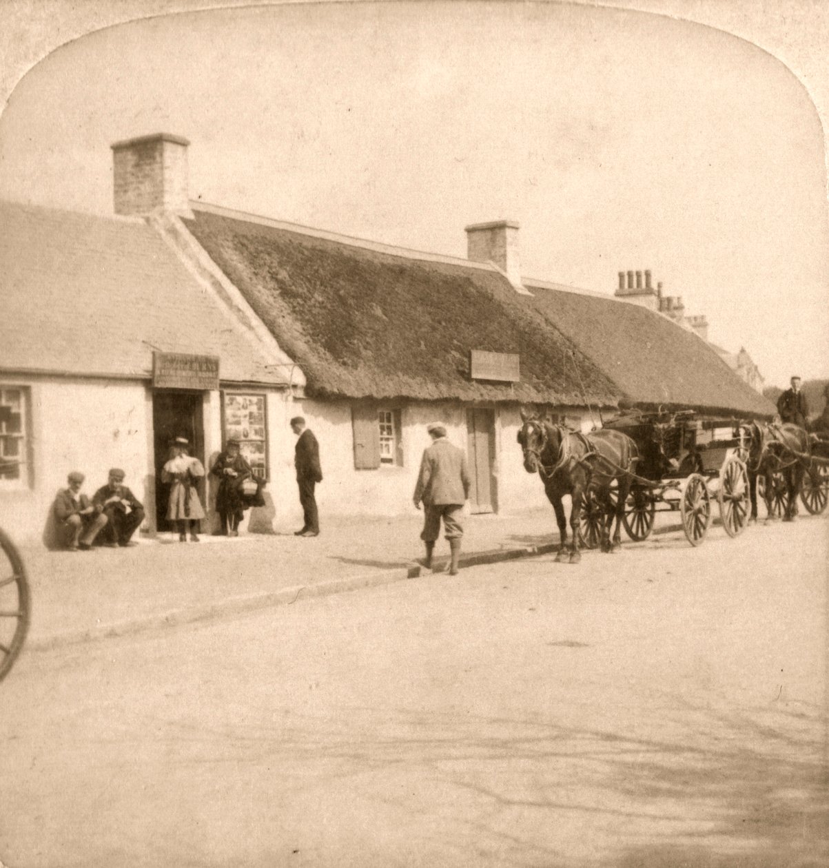 The Birthplace of Robert Burns, Ayr, Scotland by Works and Sun Sculpture Studios