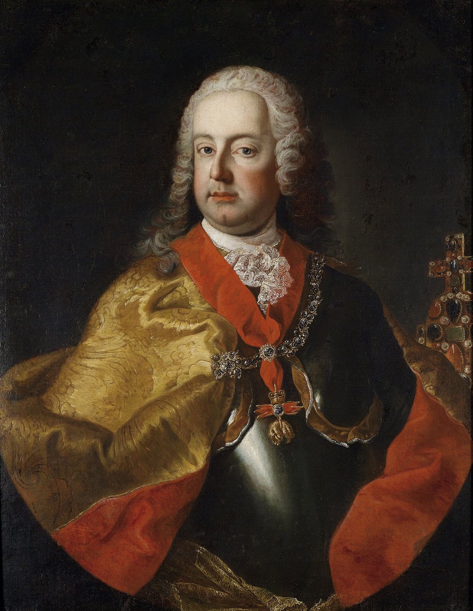 Portrait of Francis I, Holy Roman Emperor (1708-1765) by Workshop of Martin van Meytens