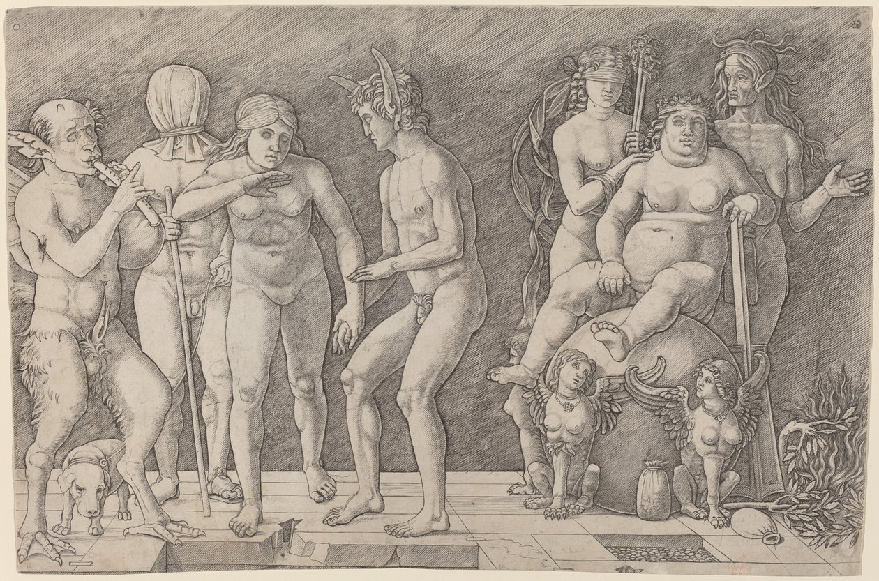 Virtus Combusta: An Allegory of Virtue by Workshop of Andrea Mantegna