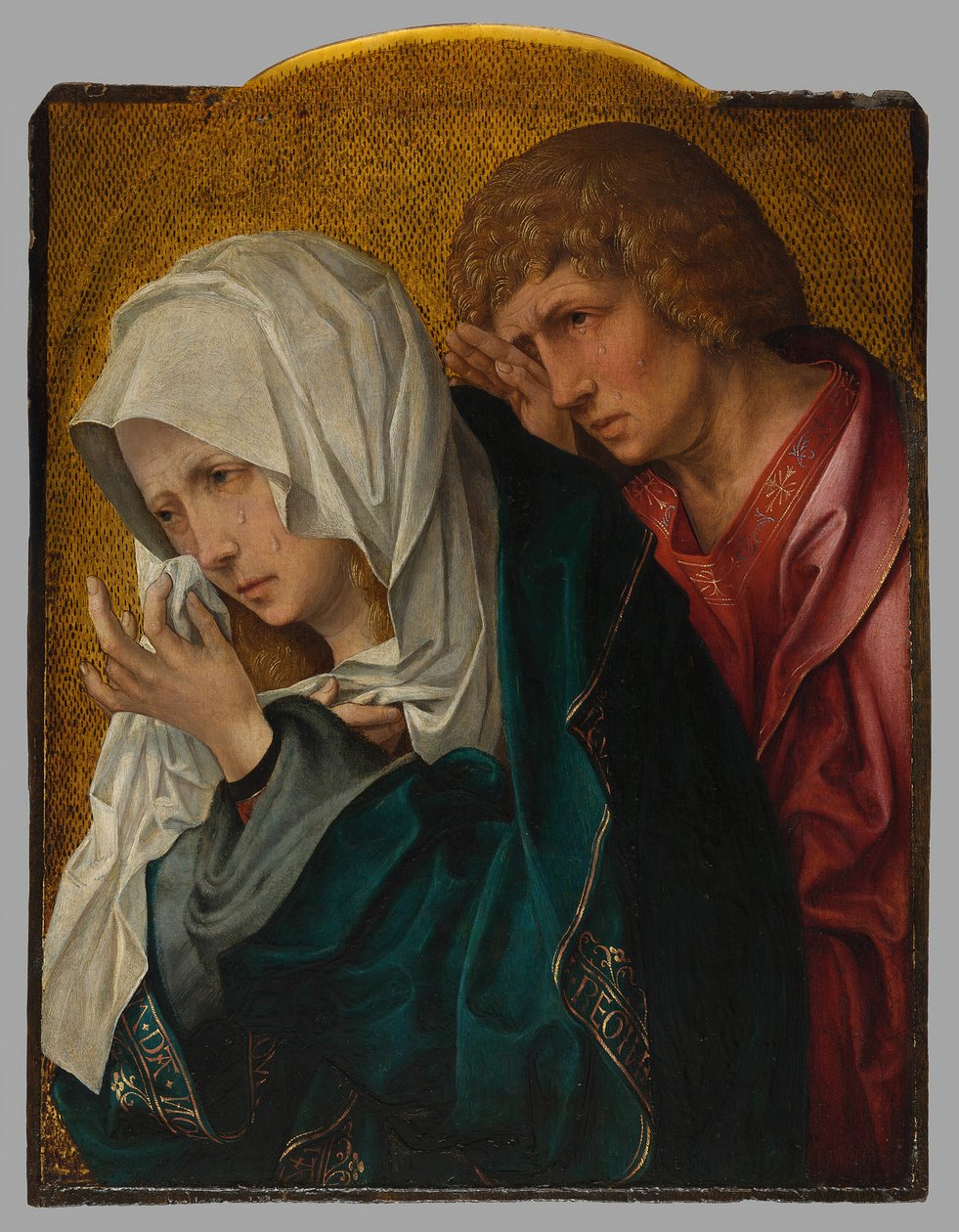 The Virgin and Saint John the Evangelist, c. 1520 by Workshop of Jacob Cornelisz. van Oostsanen