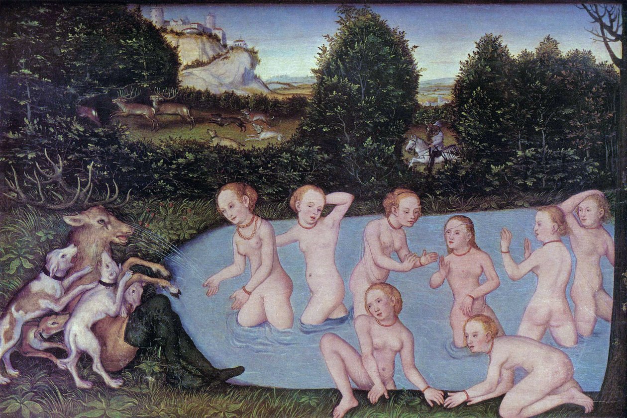 Diana and Actaeon by workshop of Lucas Cranach the Elder