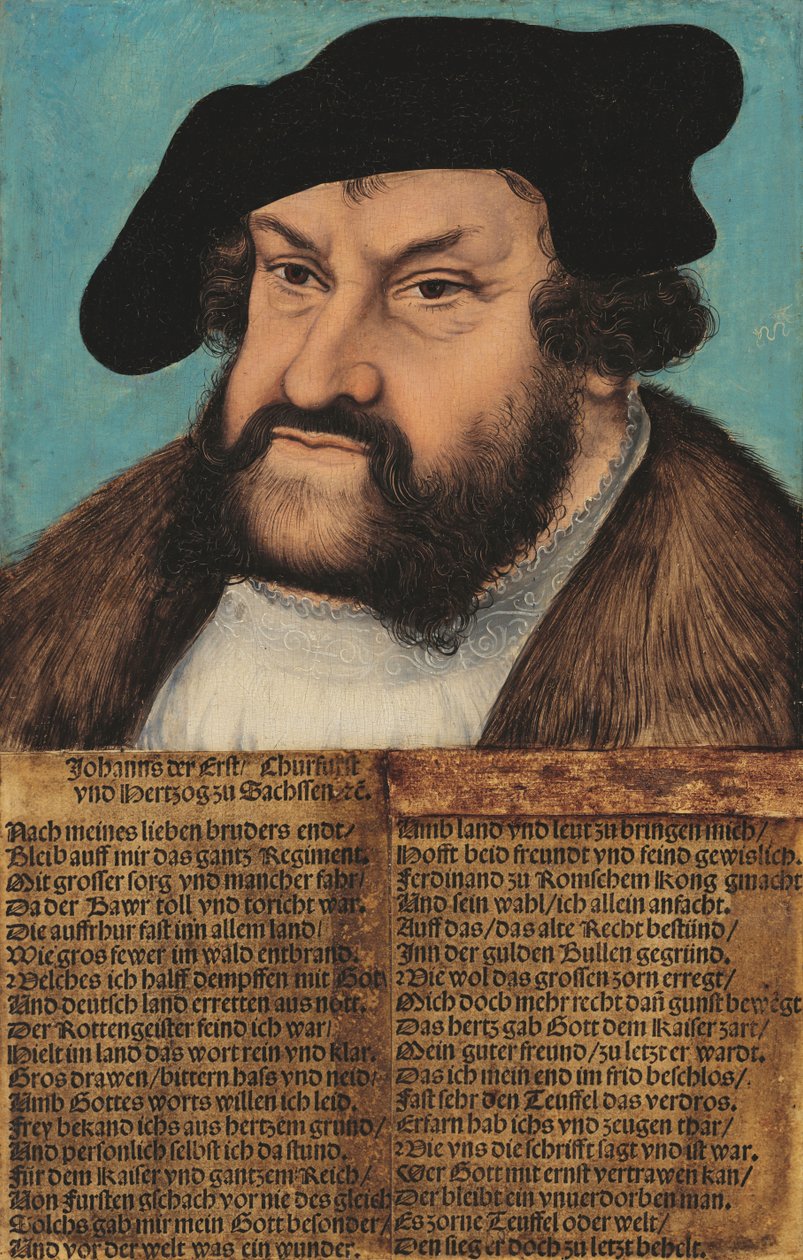 Johann the Steadfast, Elector of Saxony (1486-1532) by workshop of Lucas Cranach the Elder