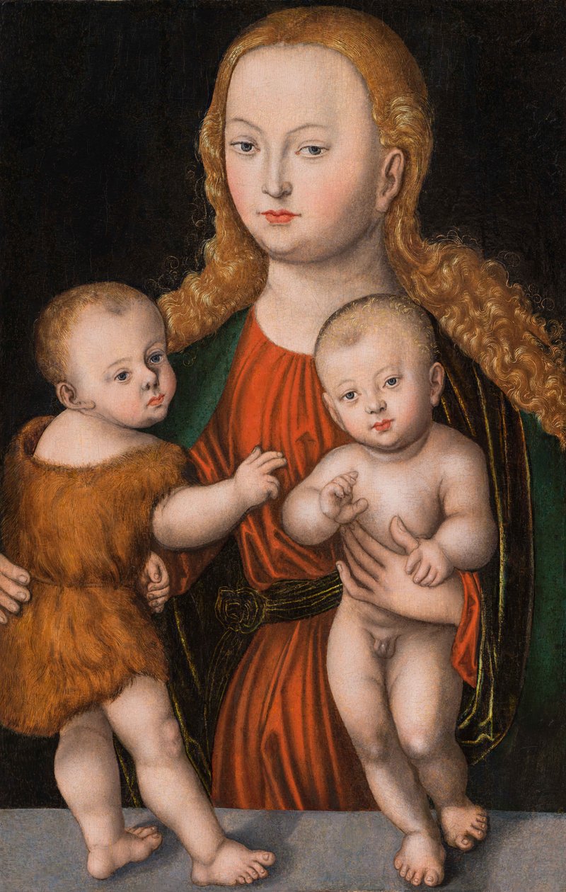 The Virgin and Child with the Infant Saint John by workshop of Lucas Cranach the Elder
