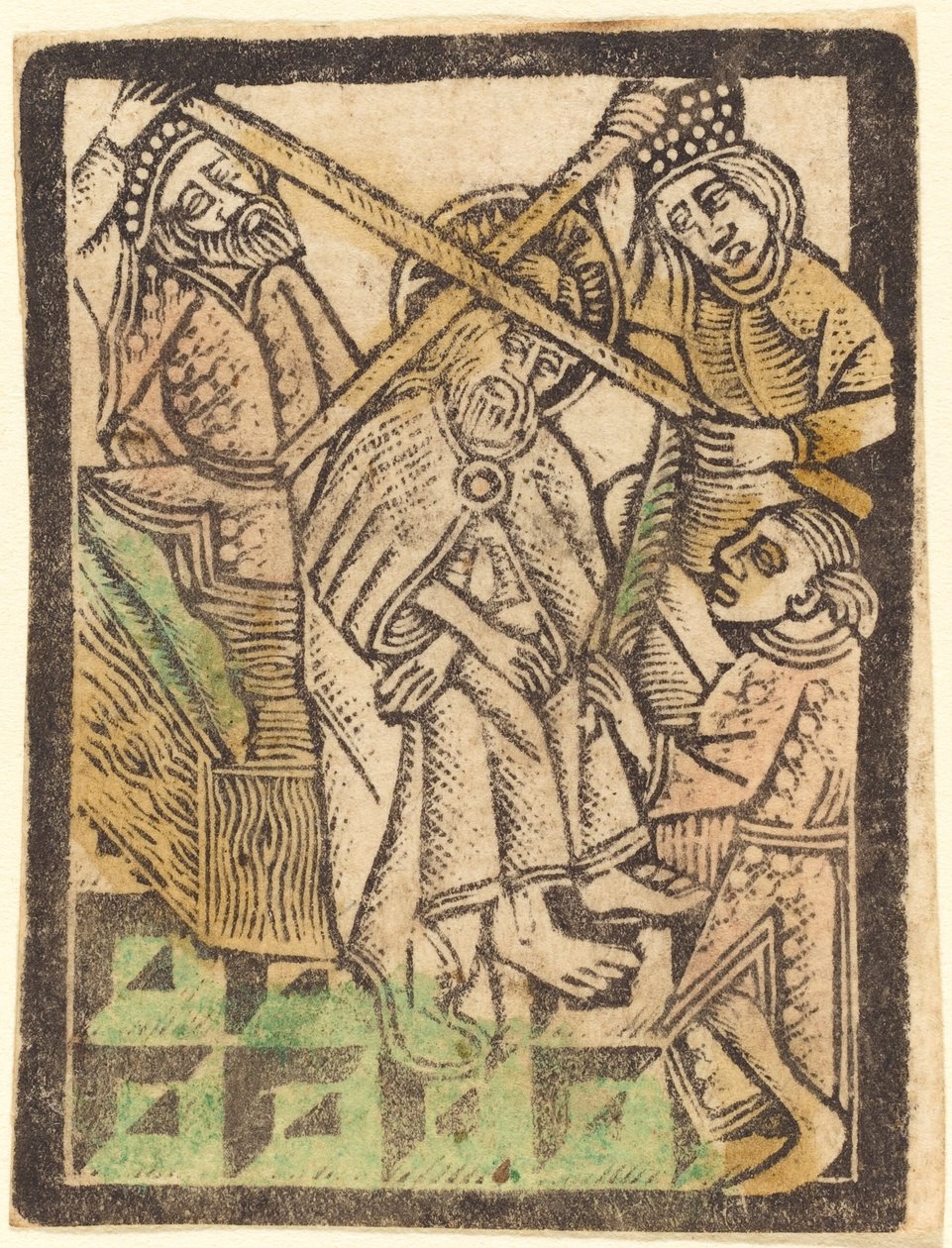 Christ Crowned with Thorns by Workshop of Master of the Aachen Madonna