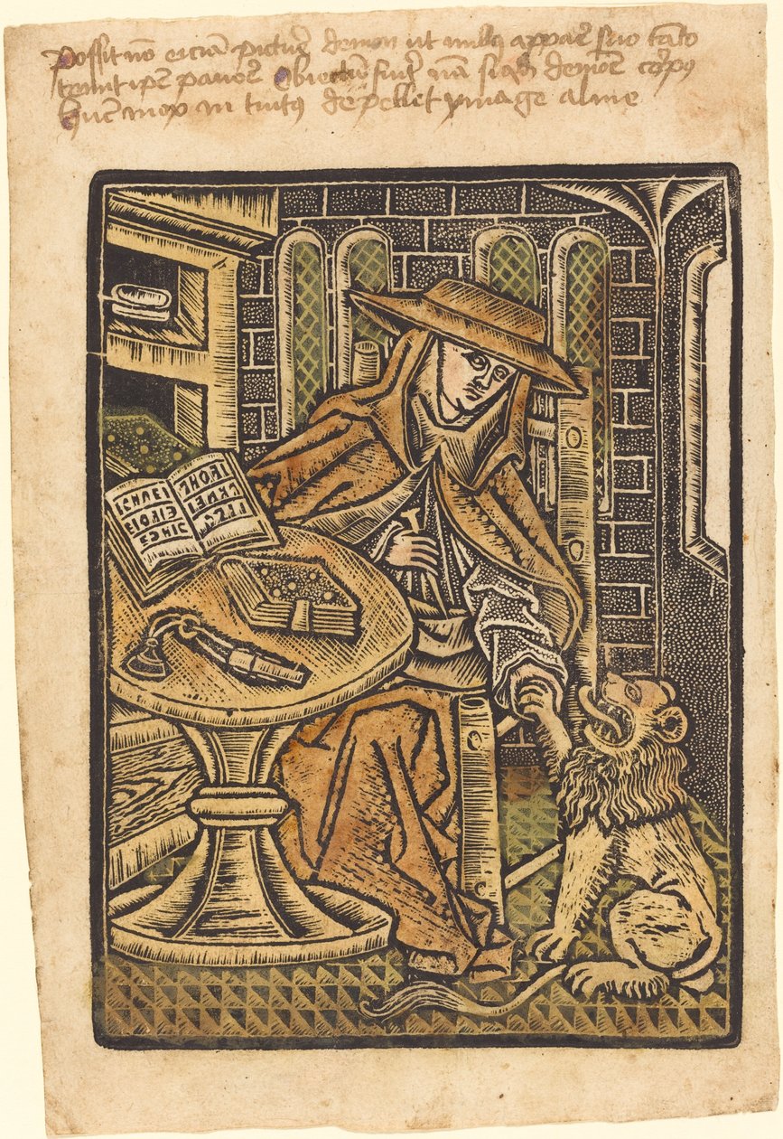 Saint Jerome by Workshop of Master of the Aachen Madonna