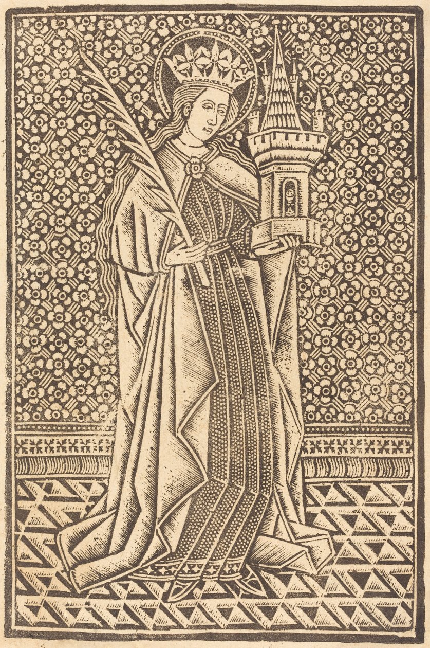 Saint Barbara by Workshop of Master of the Cologne Arms
