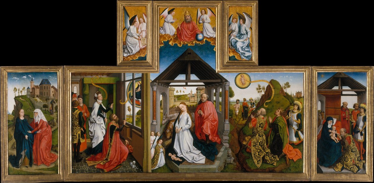 The Nativity, mid 15th century by Workshop of Rogier van der Weyden