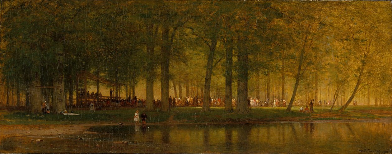 The Camp Meeting by Worthington Whittredge