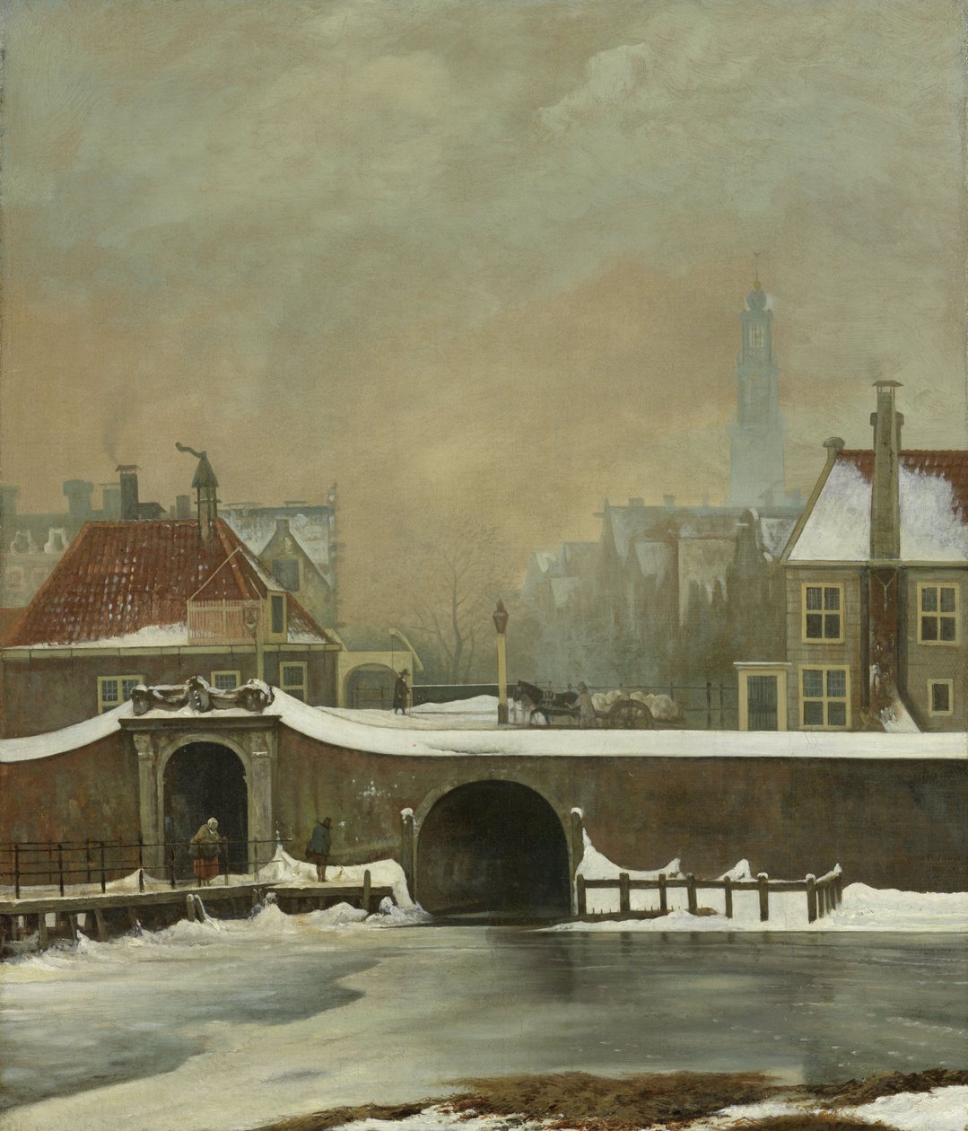 The Raampoortje in Amsterdam, 1809 by Wouter Johannes van Troostwijk