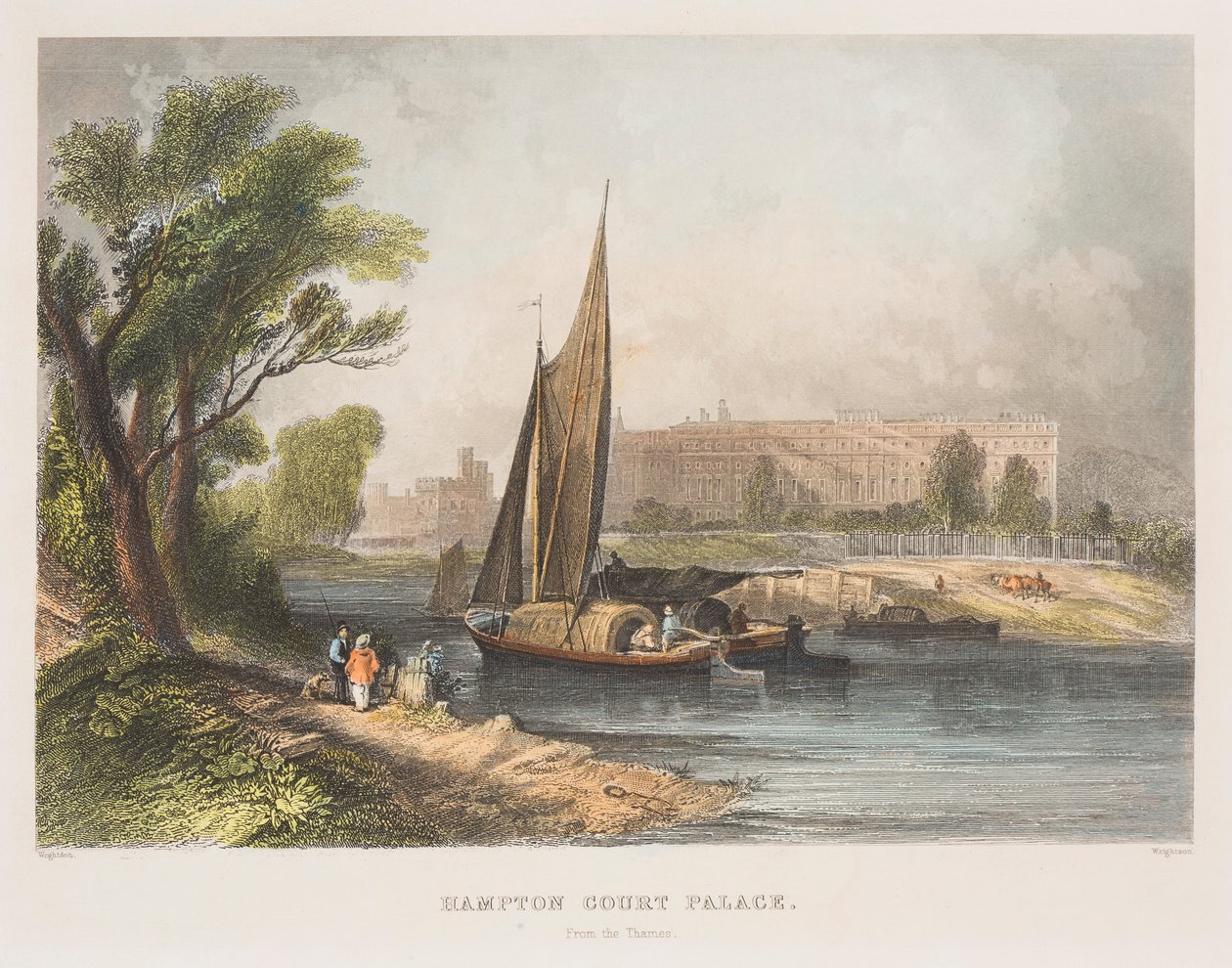 View from the Thames by Wrightson Wrightson
