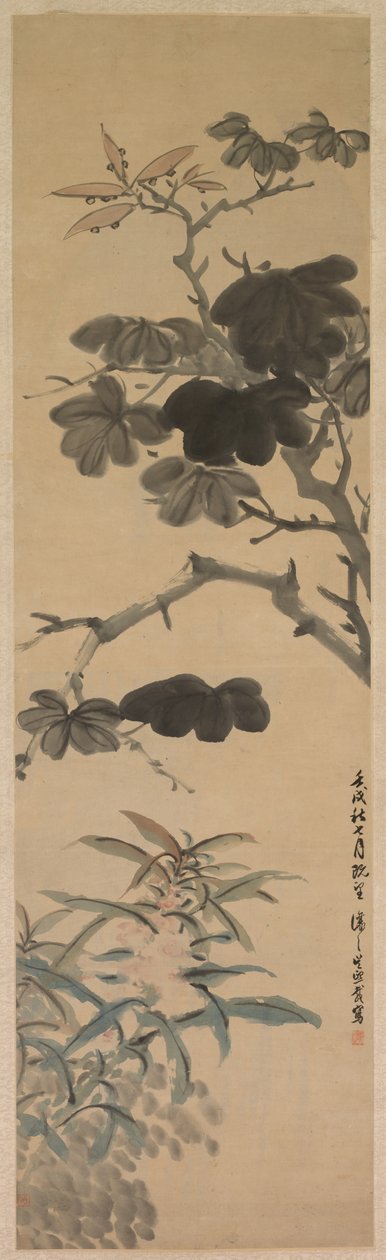 Flowering Plants, 1862 by Wu Rangzhi