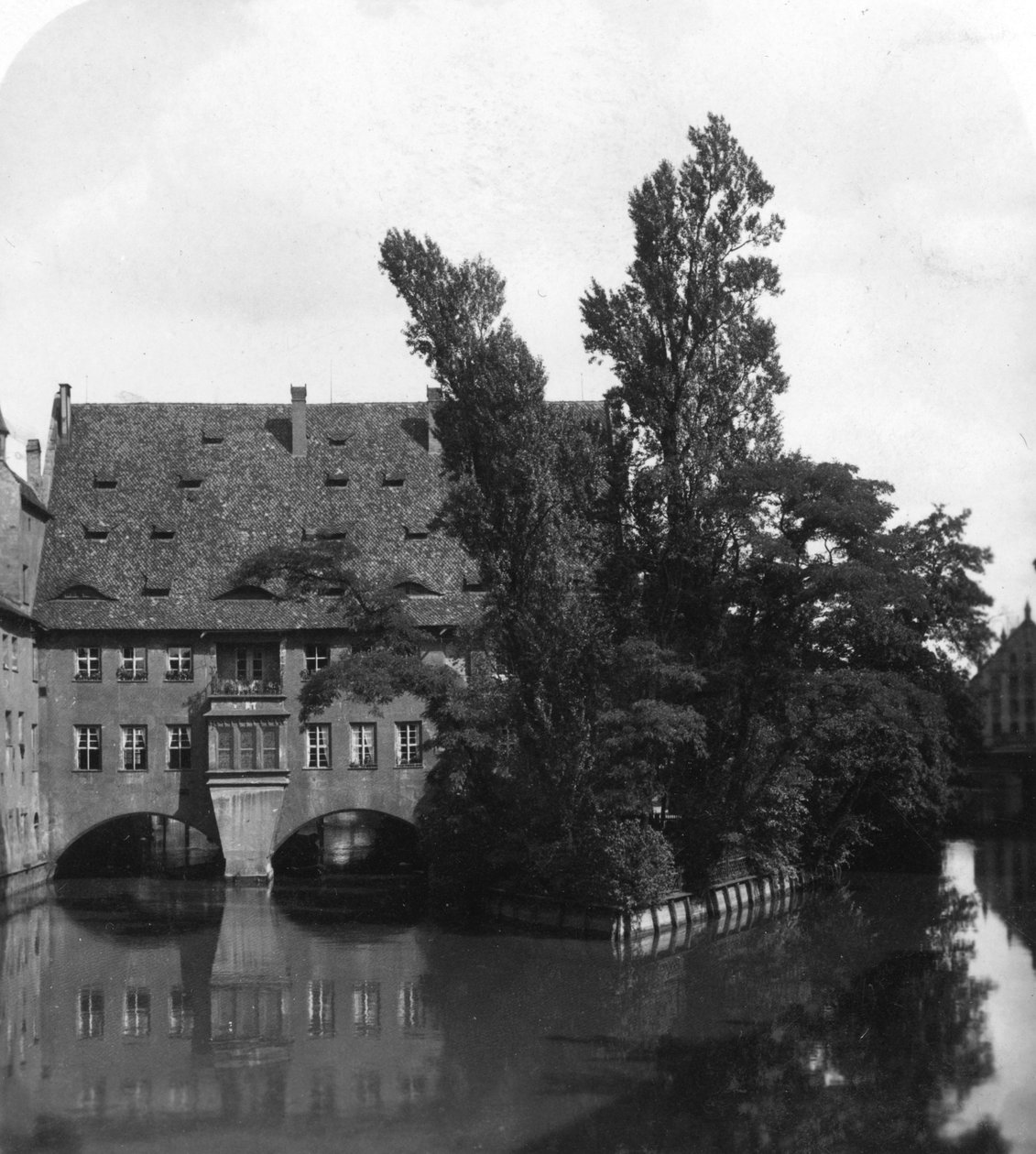 Holy Spirit Hospital, Nuremberg, Bavaria, Germany by Wurthle and Sons
