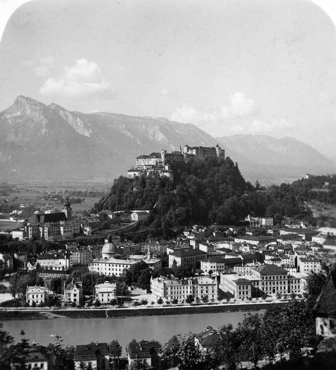 The Kapuzinerberg, Salzburg, Austria, c1900 by Wurthle and Sons