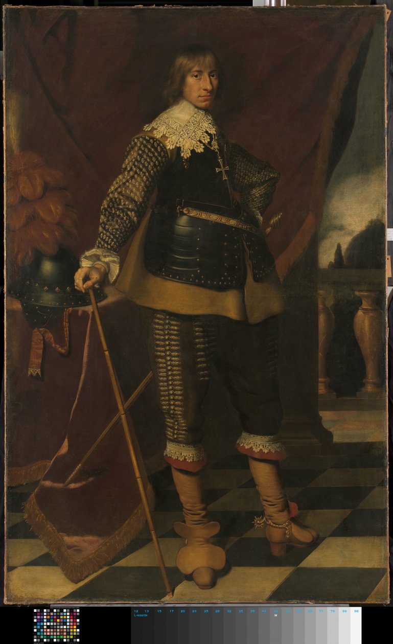 Portrait of Henry Casimir I (1612-40), Count of Nassau-Dietz by Wybrand de Geest (I)