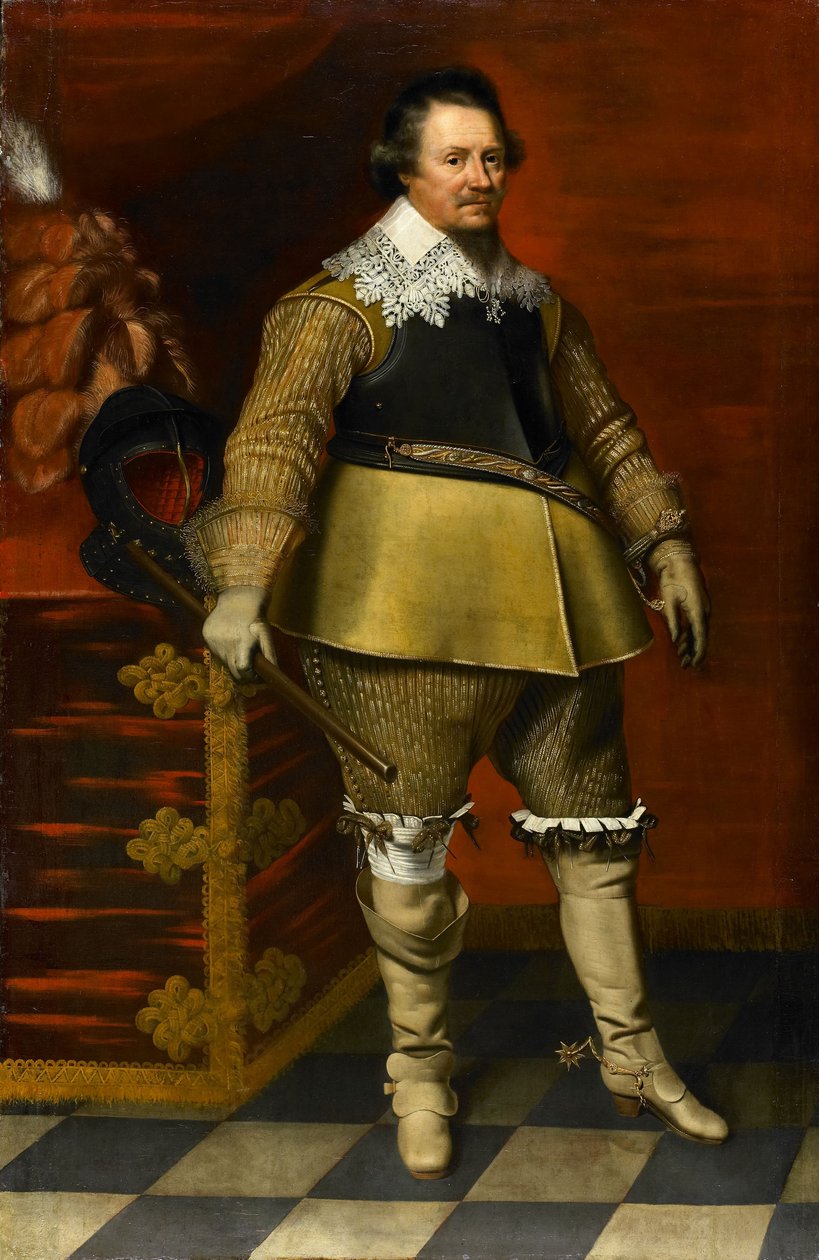Portrait of Ernst Casimir I, Count of Nassau-Dietz by Wybrand de Geest