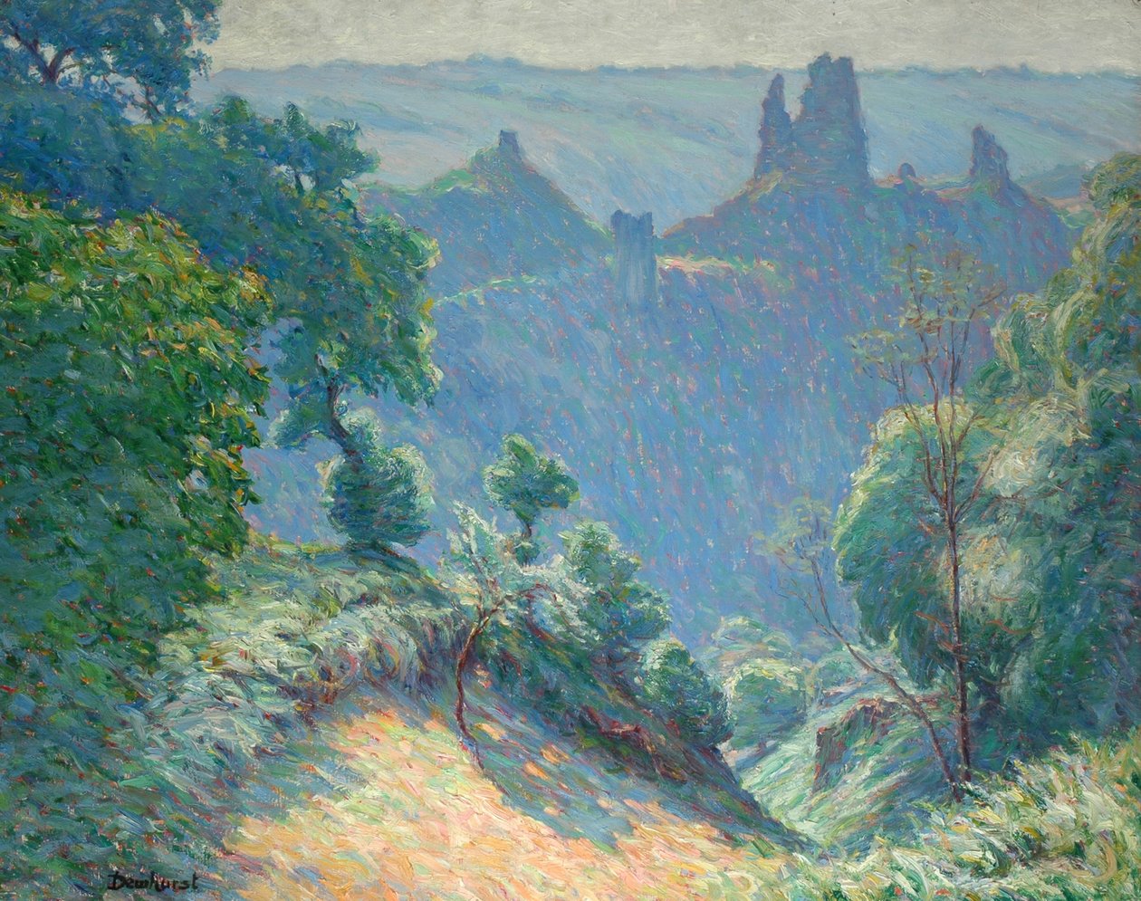 An Ancient Stronghold in France by Wynford Dewhurst