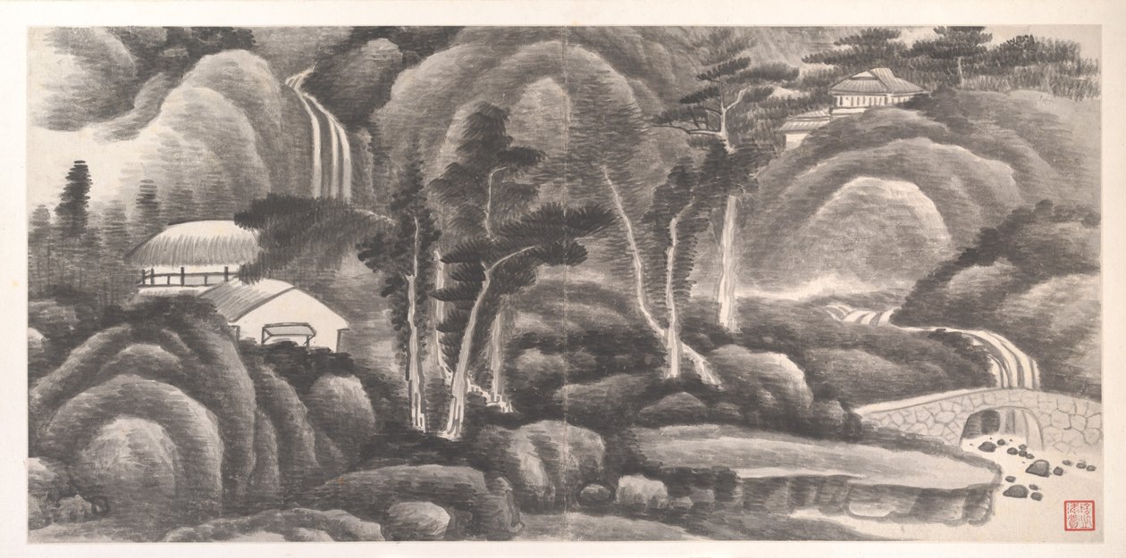 Landscapes of the Twelve Months, ca. 1685 by Xian Gong