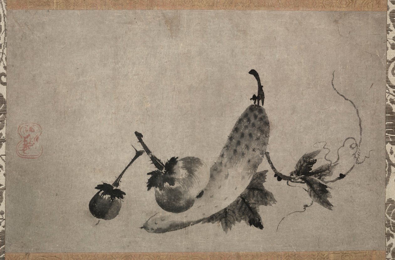 Cucumbers and Eggplant by Yamada Doan