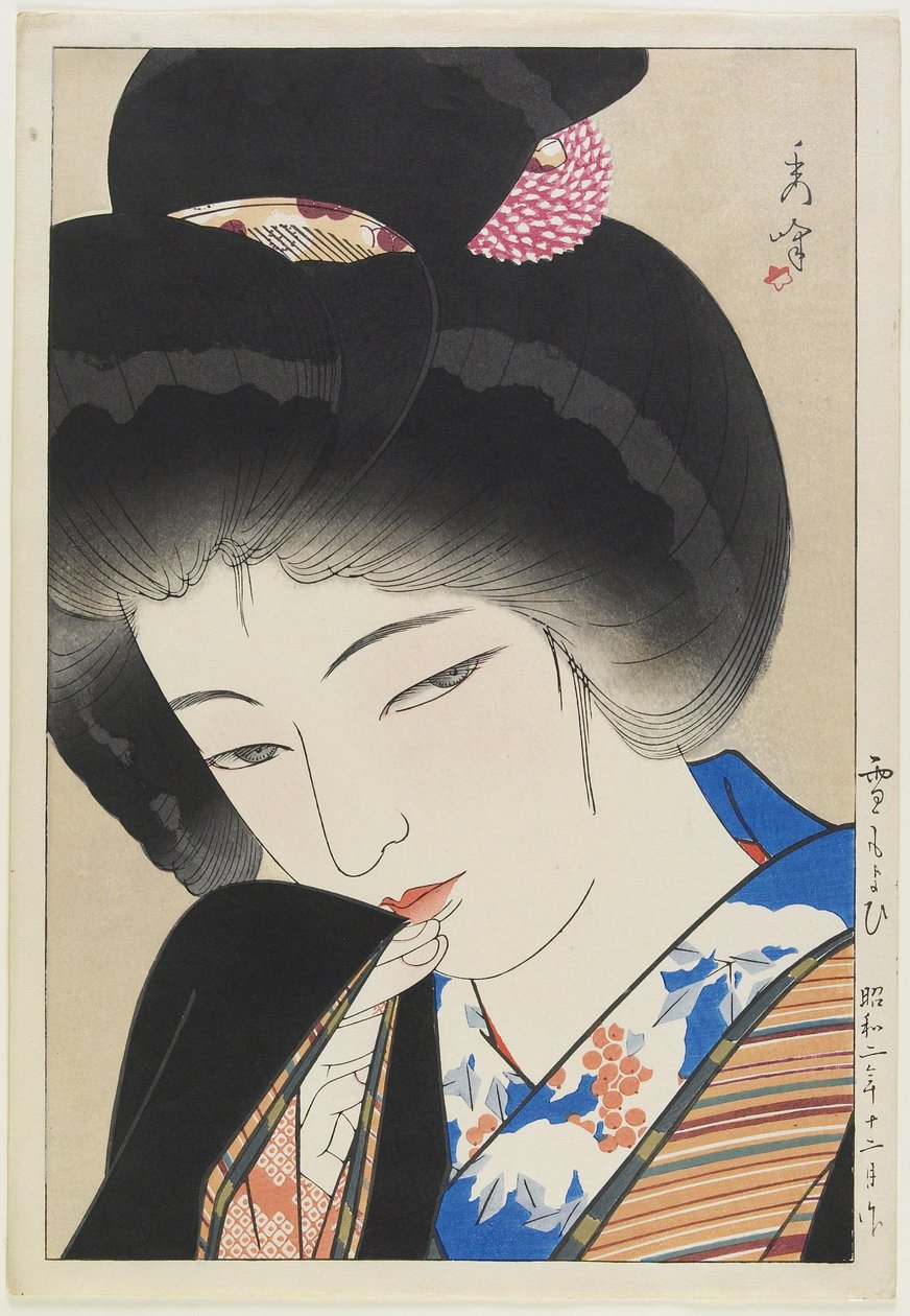Approaching Snow, December 1927 by Yamakawa Shuho
