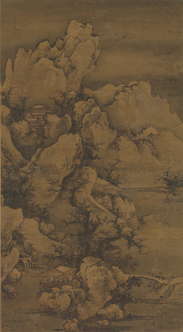 Traveling through Snow-Covered Mountains by Yao Yanqing