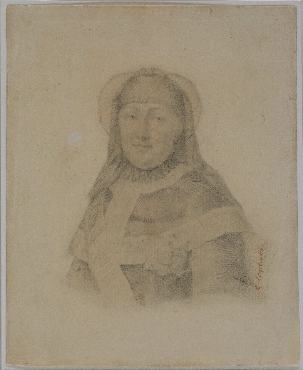 Catherine II in Mourning by Yefgraf Petrovich Chemesov