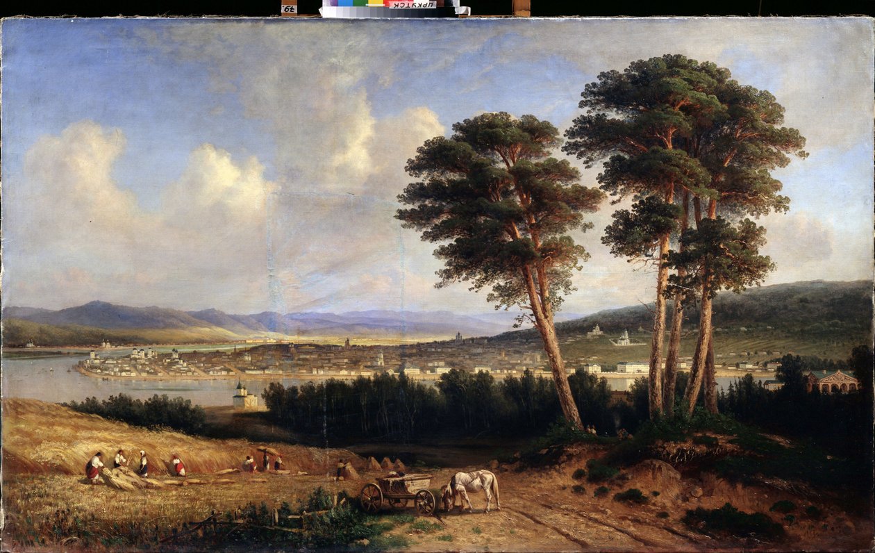 View of Irkutsk by Yegor Yegorovich Meier
