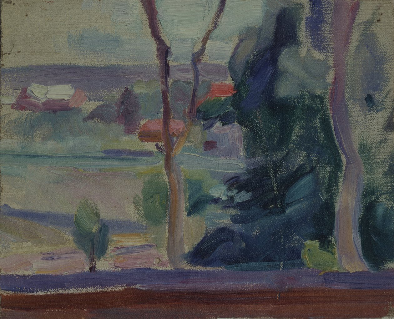 Landscape by Yelena Genrichovna Guro