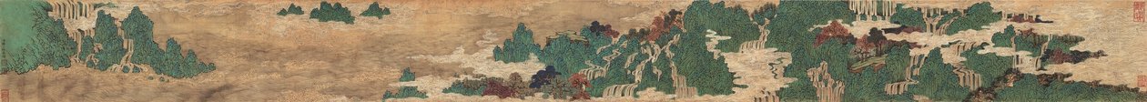 Golden-Green Mountains by Yigui Zou