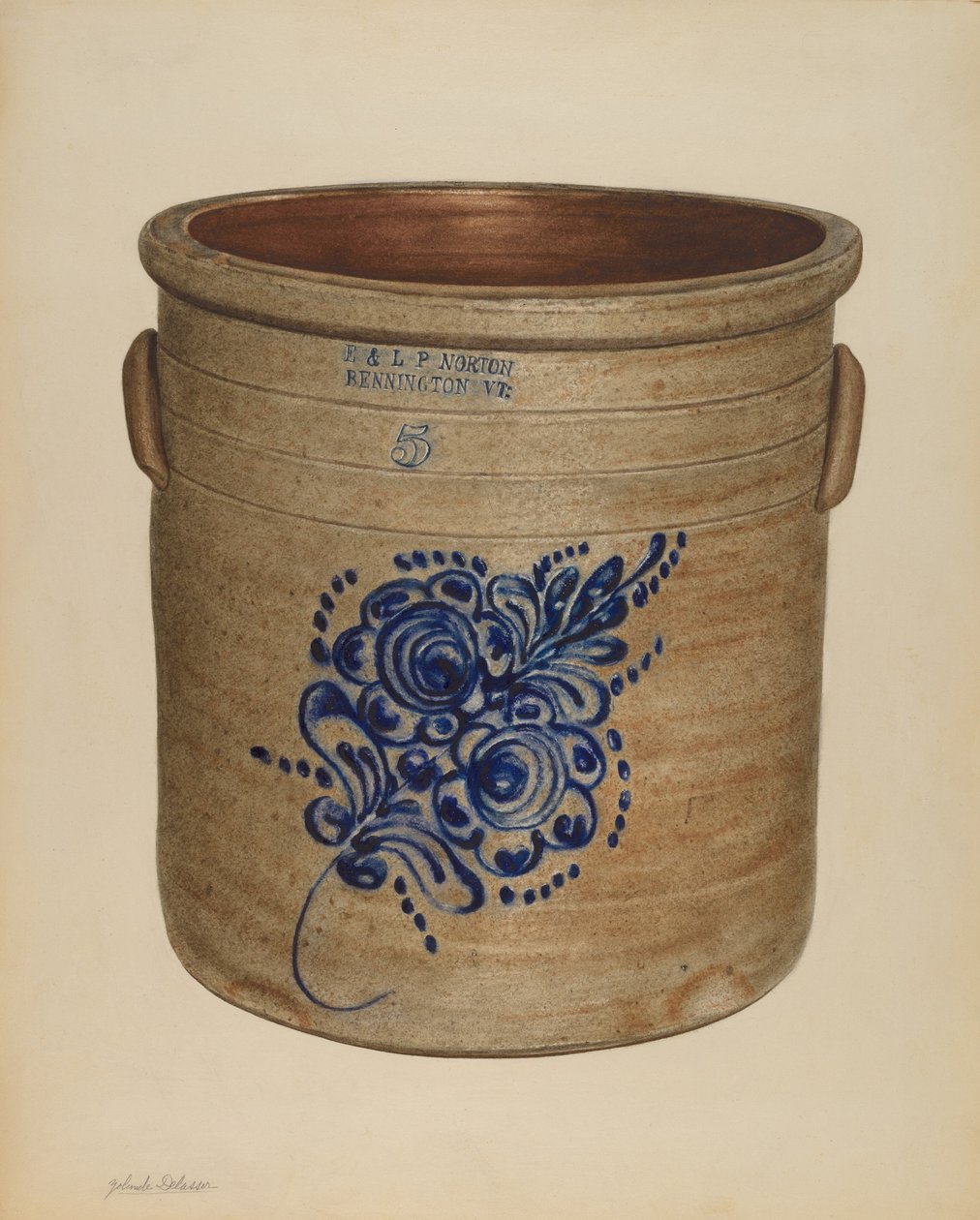 Crock by Yolande Delasser