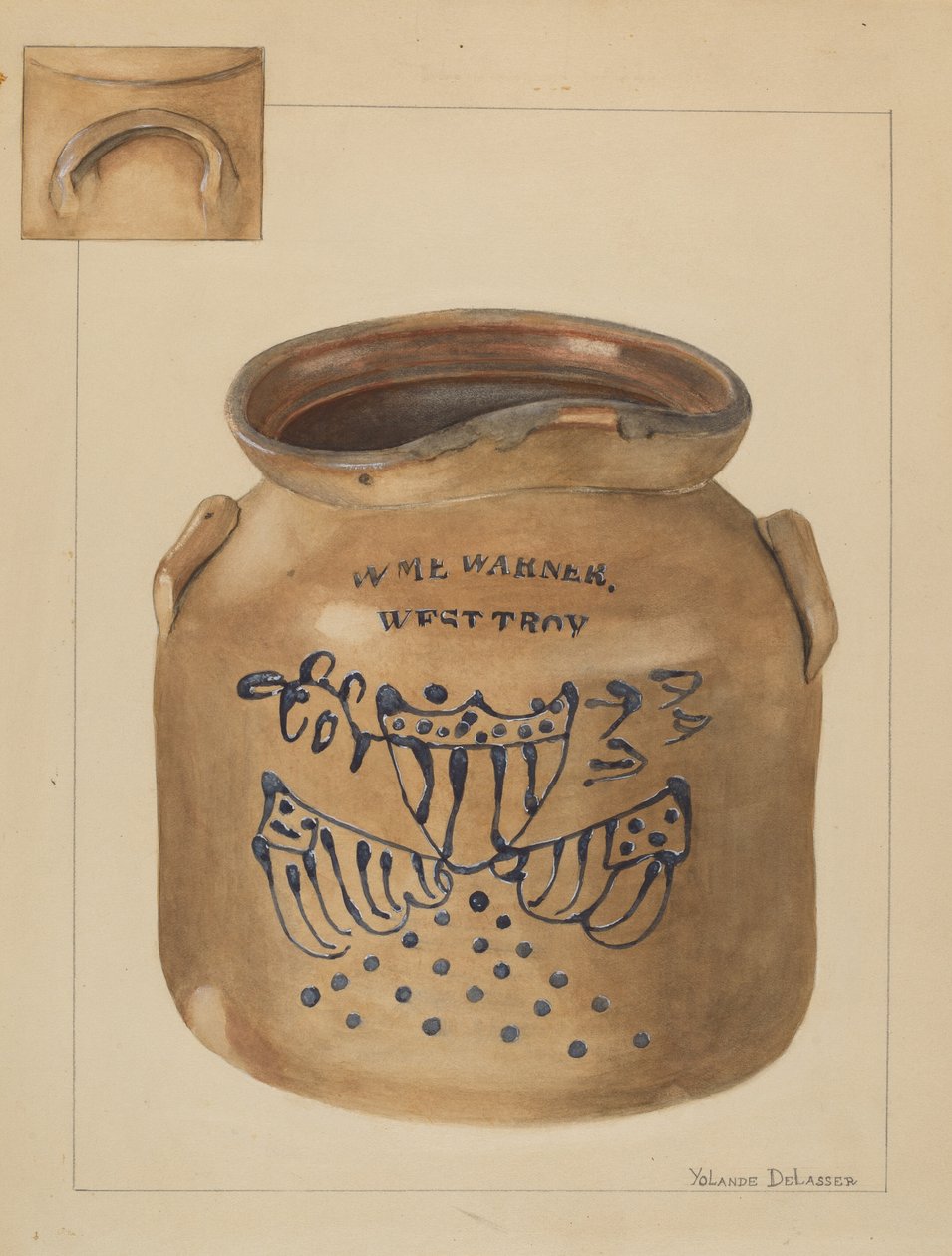Jar by Yolande Delasser