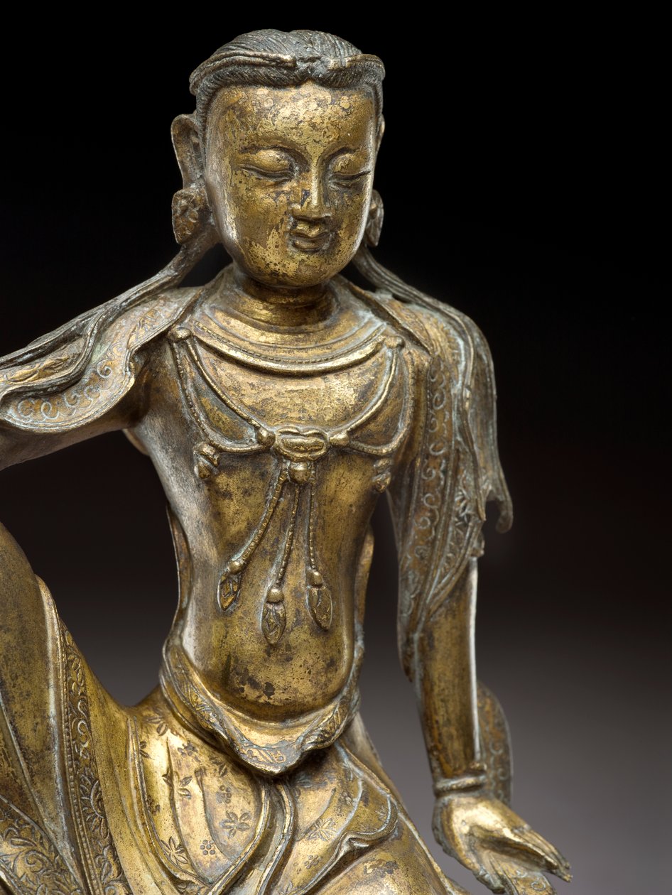 Bodhisattva Avalokitesvara, Yuan Dynasty (detail) by Yuan Dynasty Chinese School