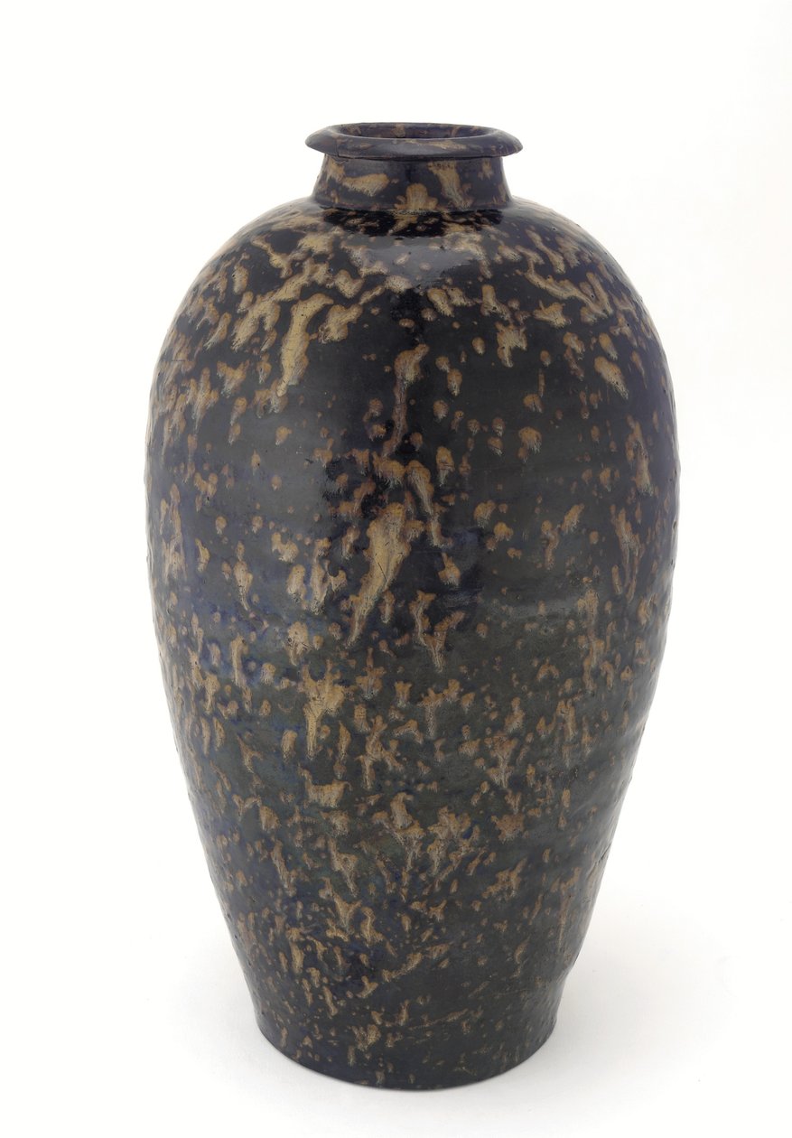 Bottle with tortoiseshell glaze, 13th-14th century by Yuan Dynasty Chinese School