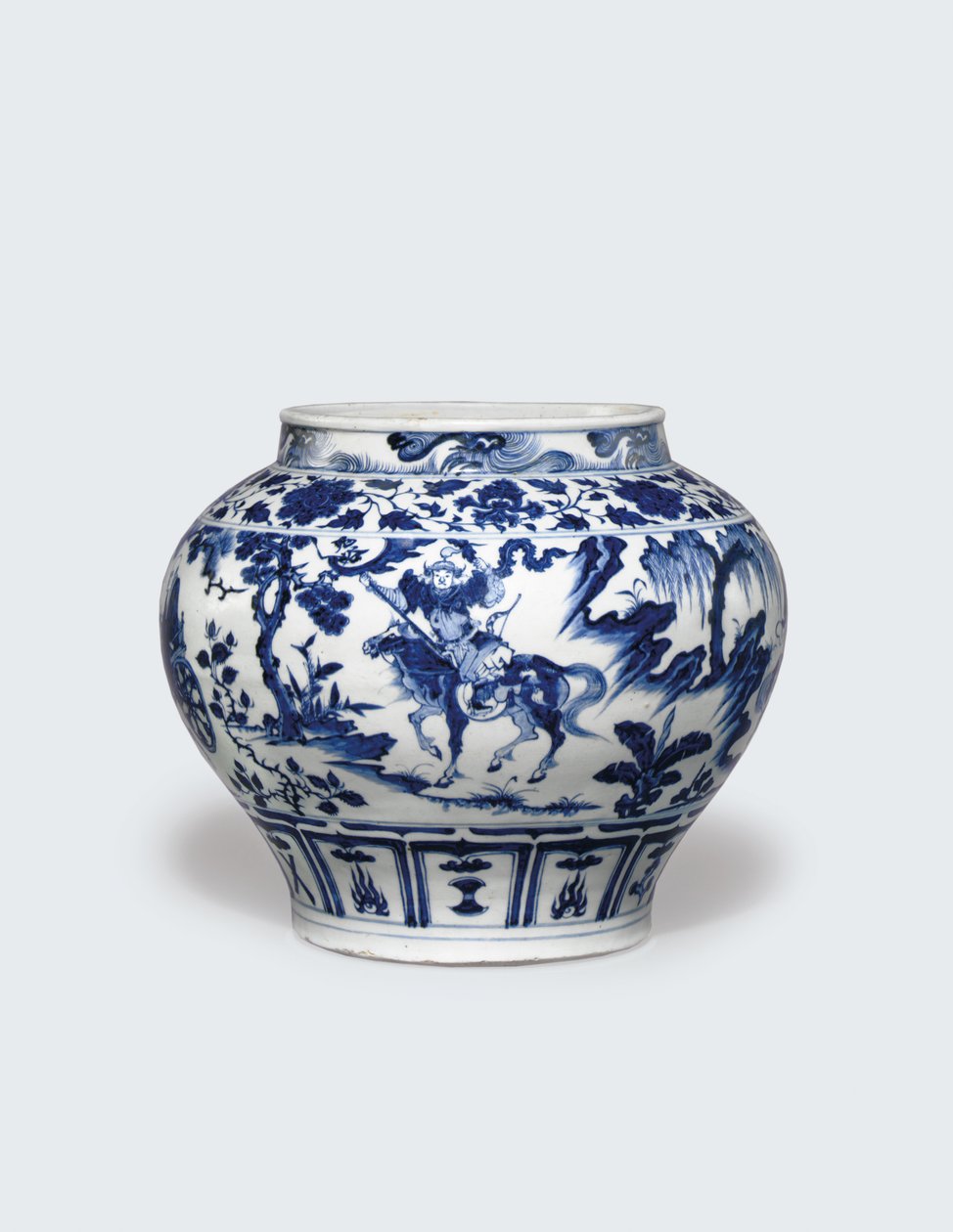 White and Blue Guan, mid 14th century by Yuan Dynasty Chinese School