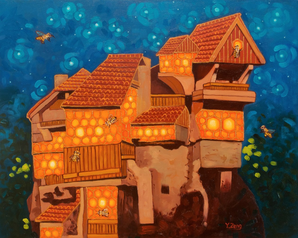 Bee House by Yue Zeng