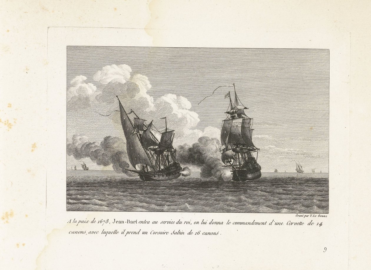 Jan Bart in Service of the King of France, 1678 by Yves Marie Le Gouaz