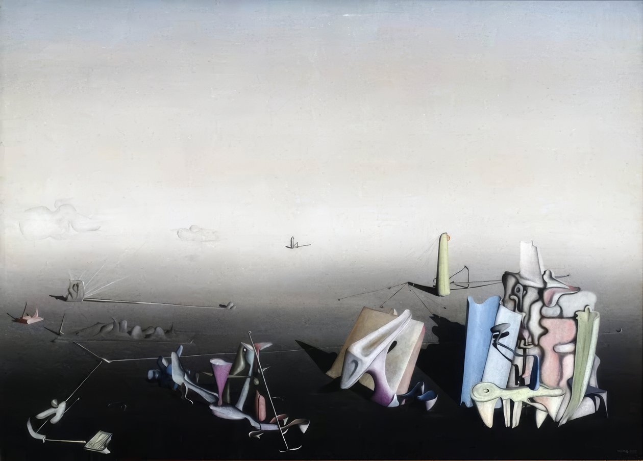 Azure Day by Yves Tanguy