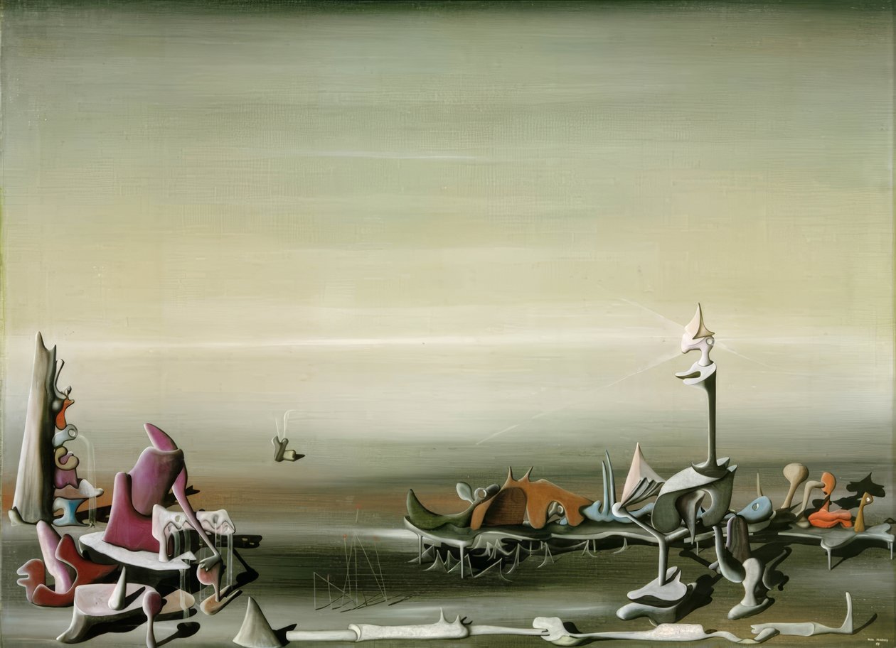 The Interrogator by Yves Tanguy
