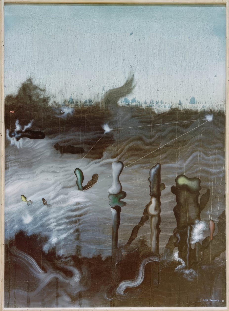 Silent Depths by Yves Tanguy