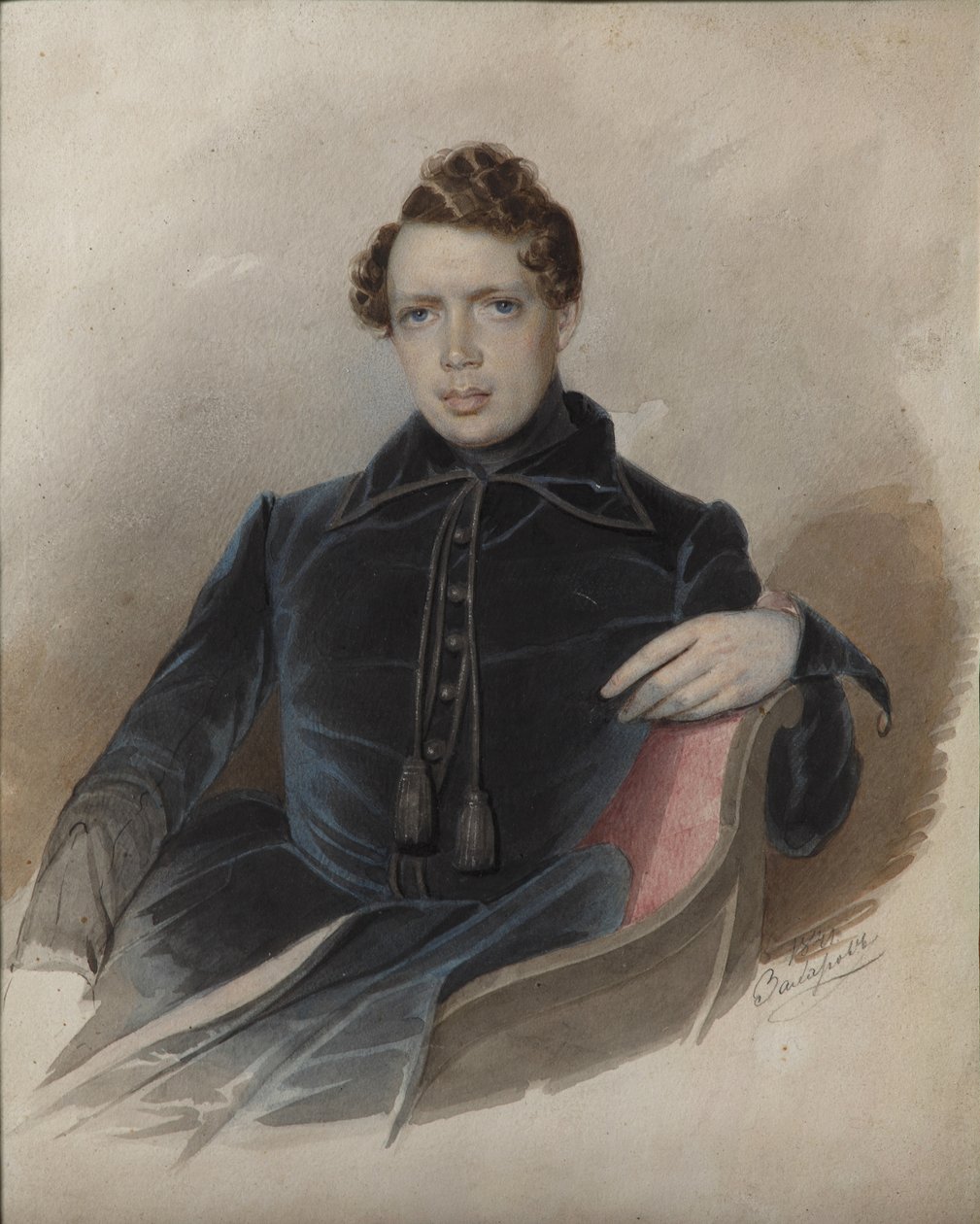 Portrait of Andrey Nikolayevich Muravyov 1806-1874, 1841 by Zakharov