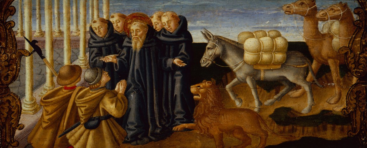 Saint Jerome Forgiving the Thieves by Zanobi Machiavelli