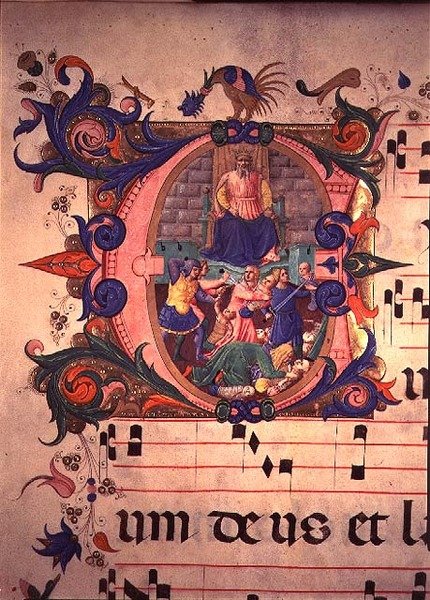 The Massacre of the Innocents, from a Choir Book by Zanobi di Benedetto Strozzi