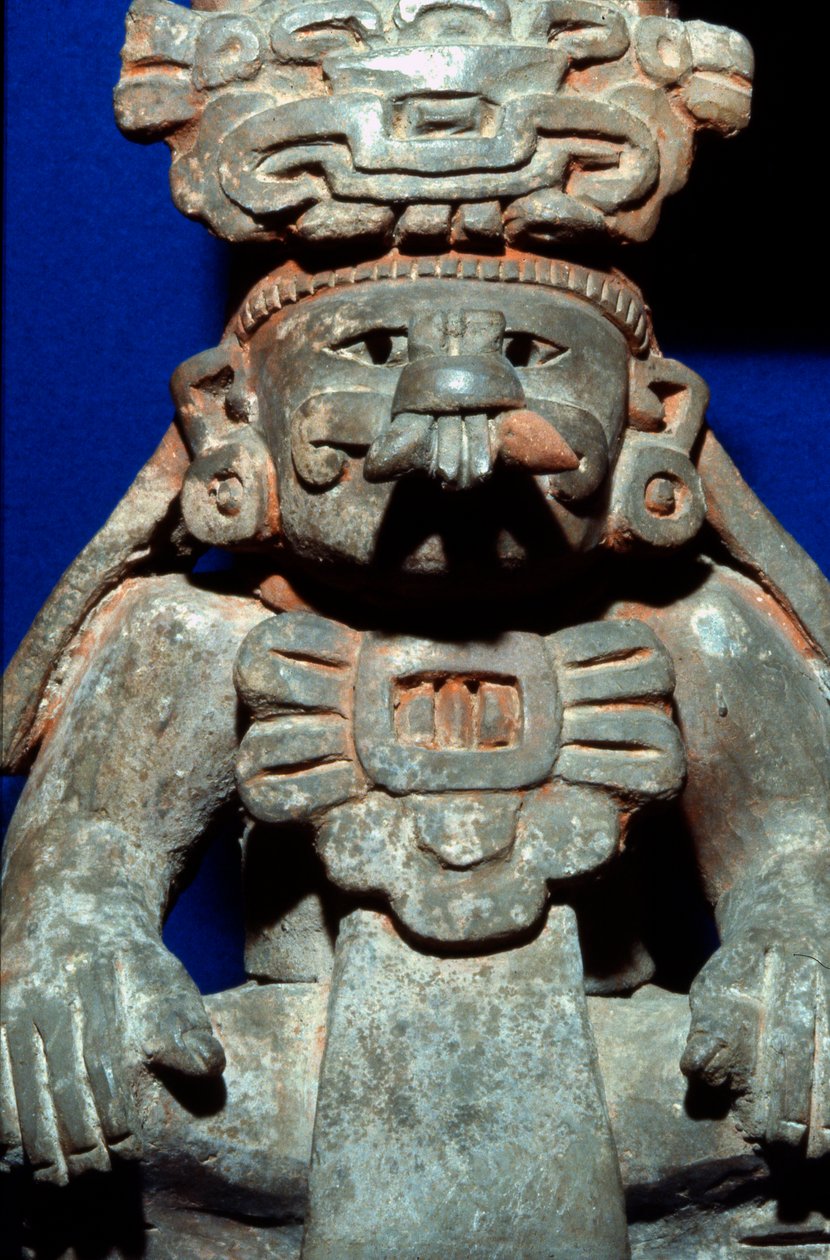 Funerary urn, late Classic Period (700-1000 AD) by Zapotec