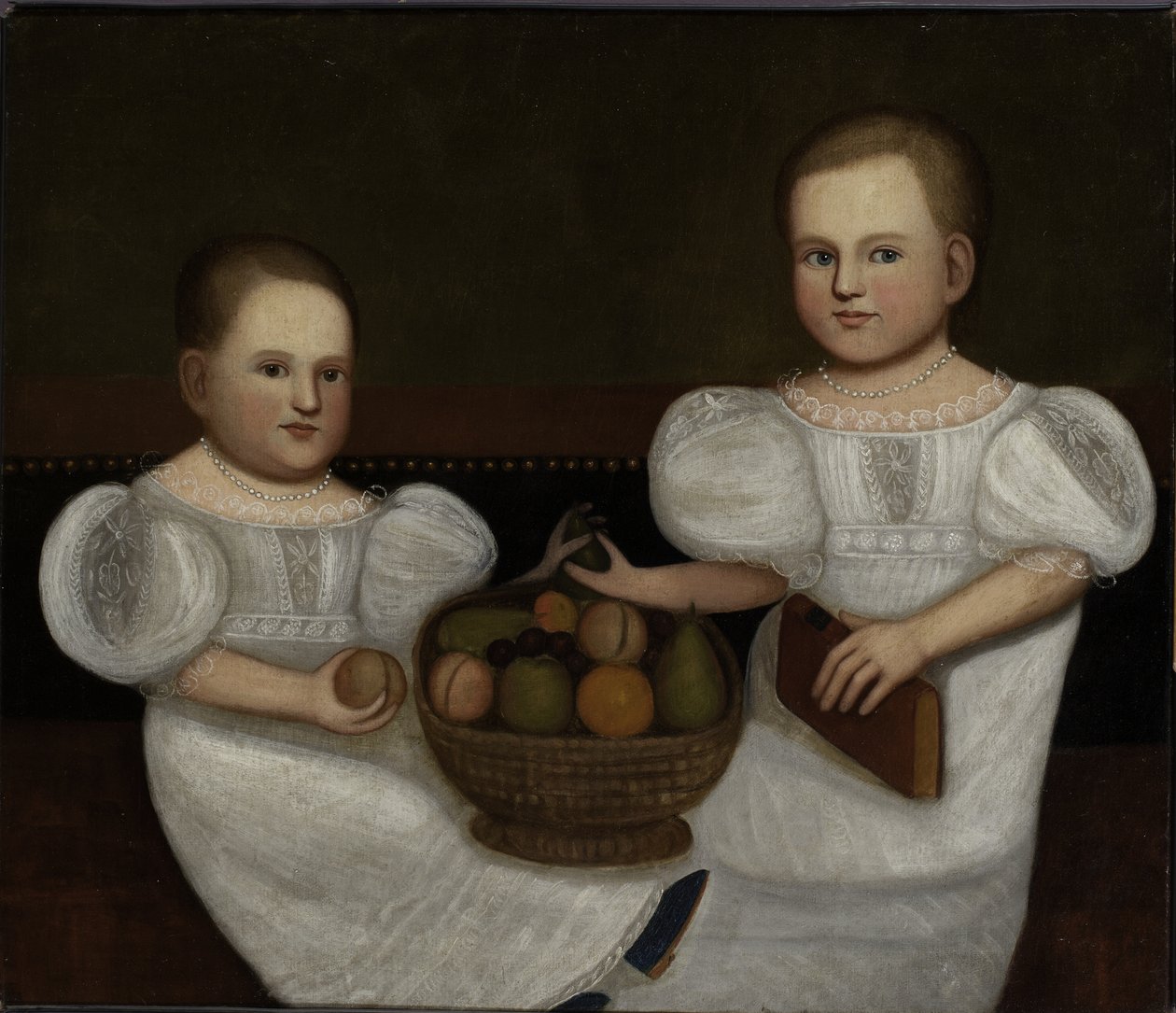 Ester Amelia and Marcella Eusebia White, 1843 by Zedekiah Belknap