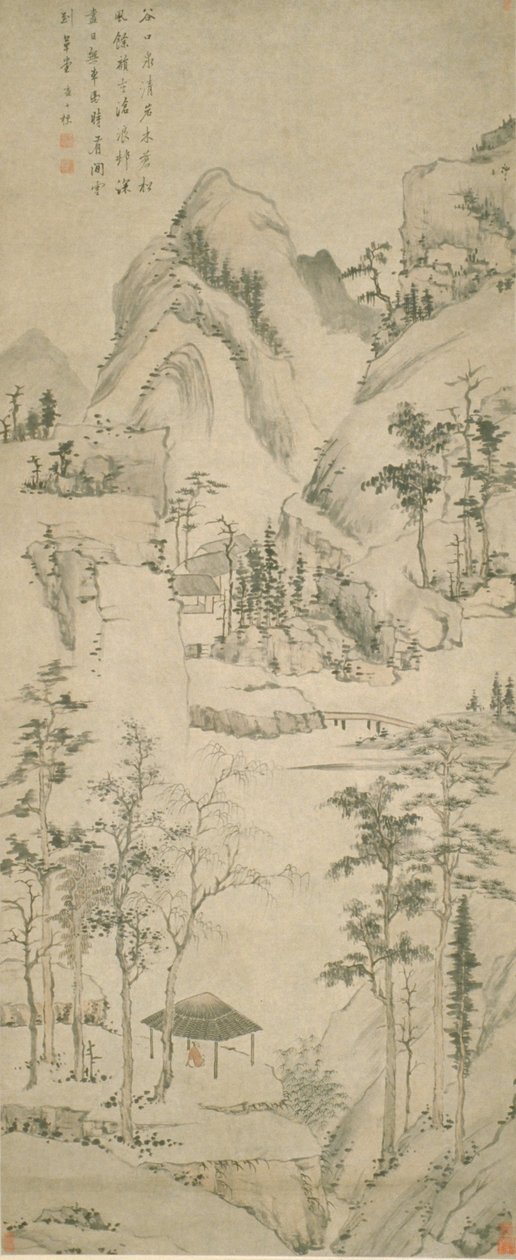 Landscape With Figure by Zha Shibiao