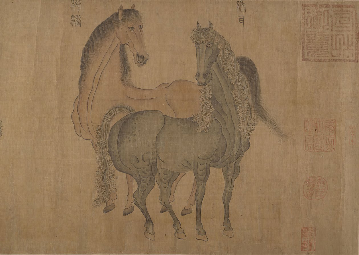 Eight Horses by Zhao Mengfu